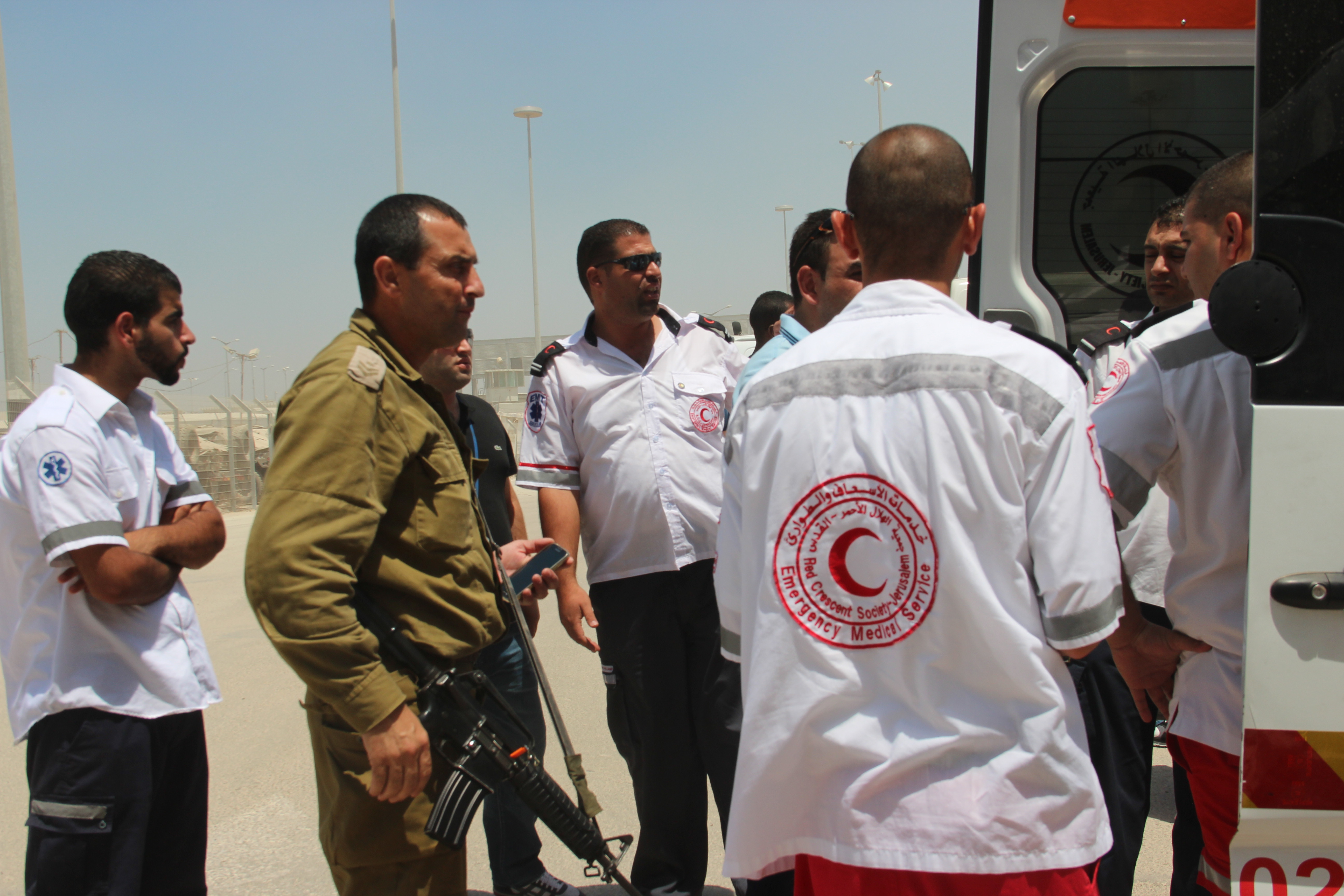 2014 07 29 - Transfer of Palestinian Civilians at Erez Crossing - 3 of 3