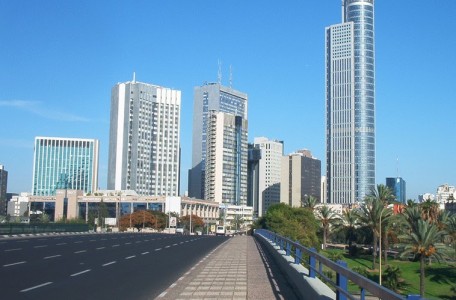 Distrito de negocios de Ramat Gan. (Crédito de la foto: REUTERS)