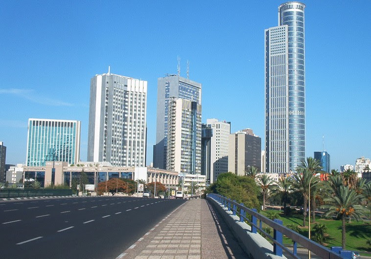 Distrito de negocios de Ramat Gan. (Crédito de la foto: REUTERS)