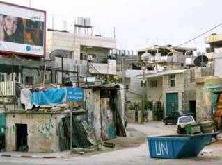 Beit Jibrin refugee camp in Bethlehem