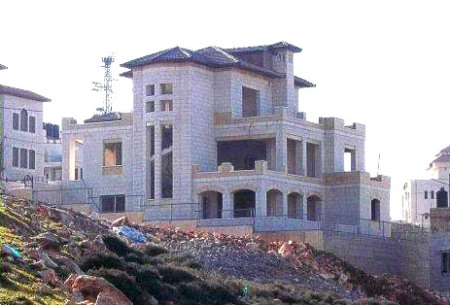 Khalid Abazaâ€™s villa in Nablus