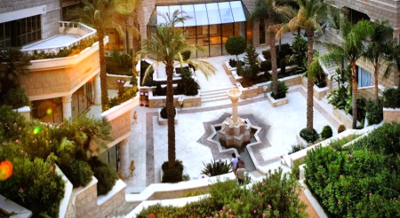 The Jacir Palace Hotel in Bethlehem