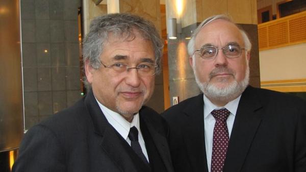 Shimon Samuels y Abraham Cooper, del Centro Simon Wiesenthal. El primero está en Turquía y trata de evitar que la Unesco una vez más falle contra el judaísmo