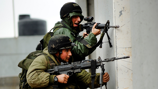 Ultra-Orthodox soldiers in the Netzah Yehuda platoon