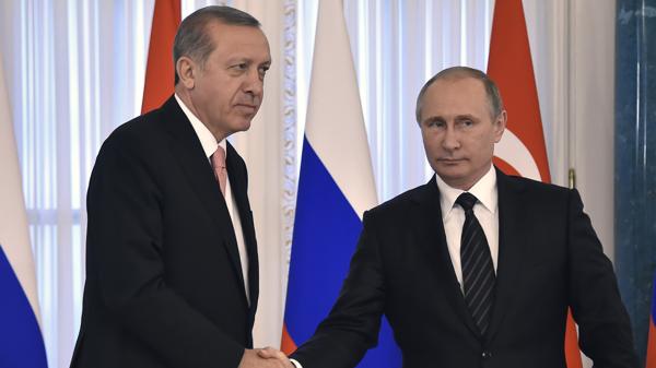 Erdogan y el ruso Vladimir Putin, en su encuentro de esta semana (AFP)