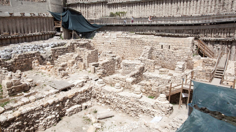 Excavación arqueológica en la Ciudad de David. Foto de Uri Lenz/FLASH90.