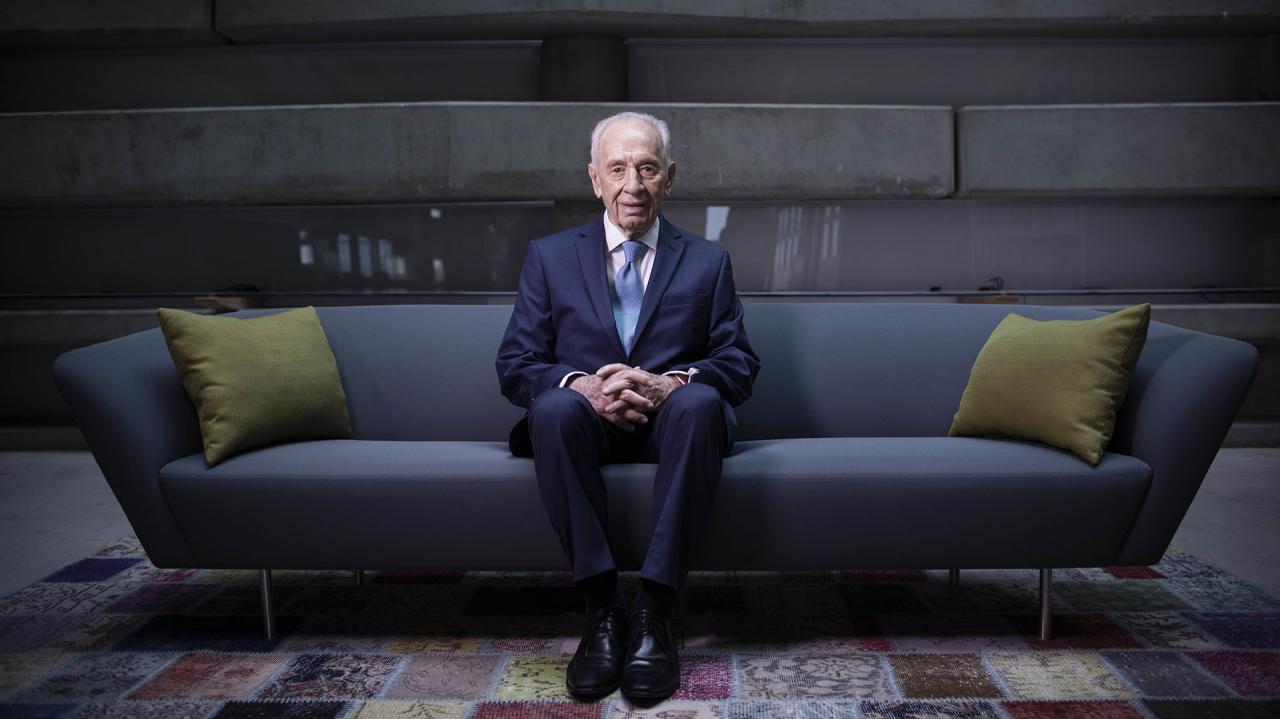 Shimon Peres, febrero de 2016