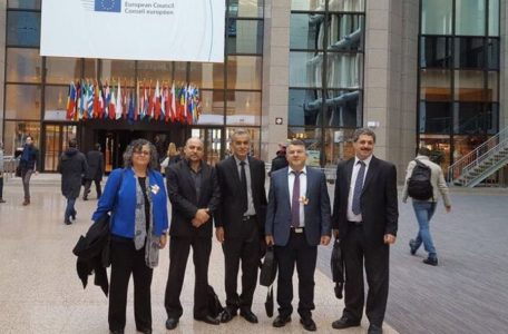 Israeli-Arab Knesset members at the EU.