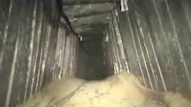 The Hamas tunnel discovered by the IDF (Photo: IDF Spokesperson's Unit)