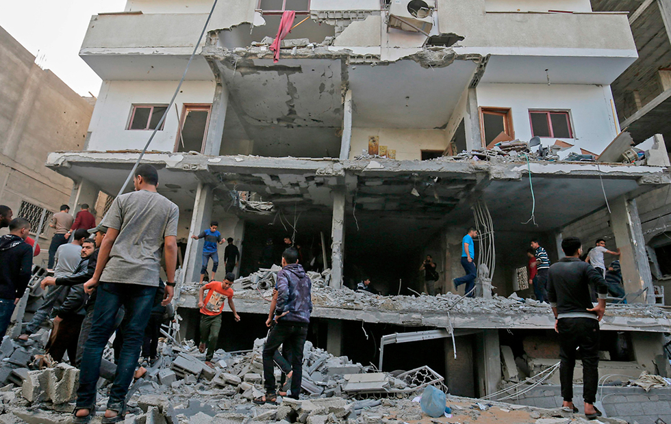  secuelas del bombardeo israelí en Raffah (Foto: AFP)