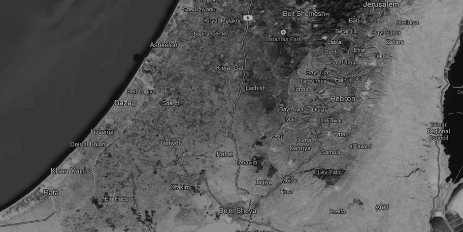 mapa-gaza-sur-israel